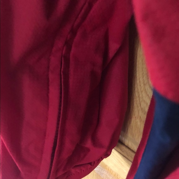 Red socks pull over jacket - Picture 3 of 5